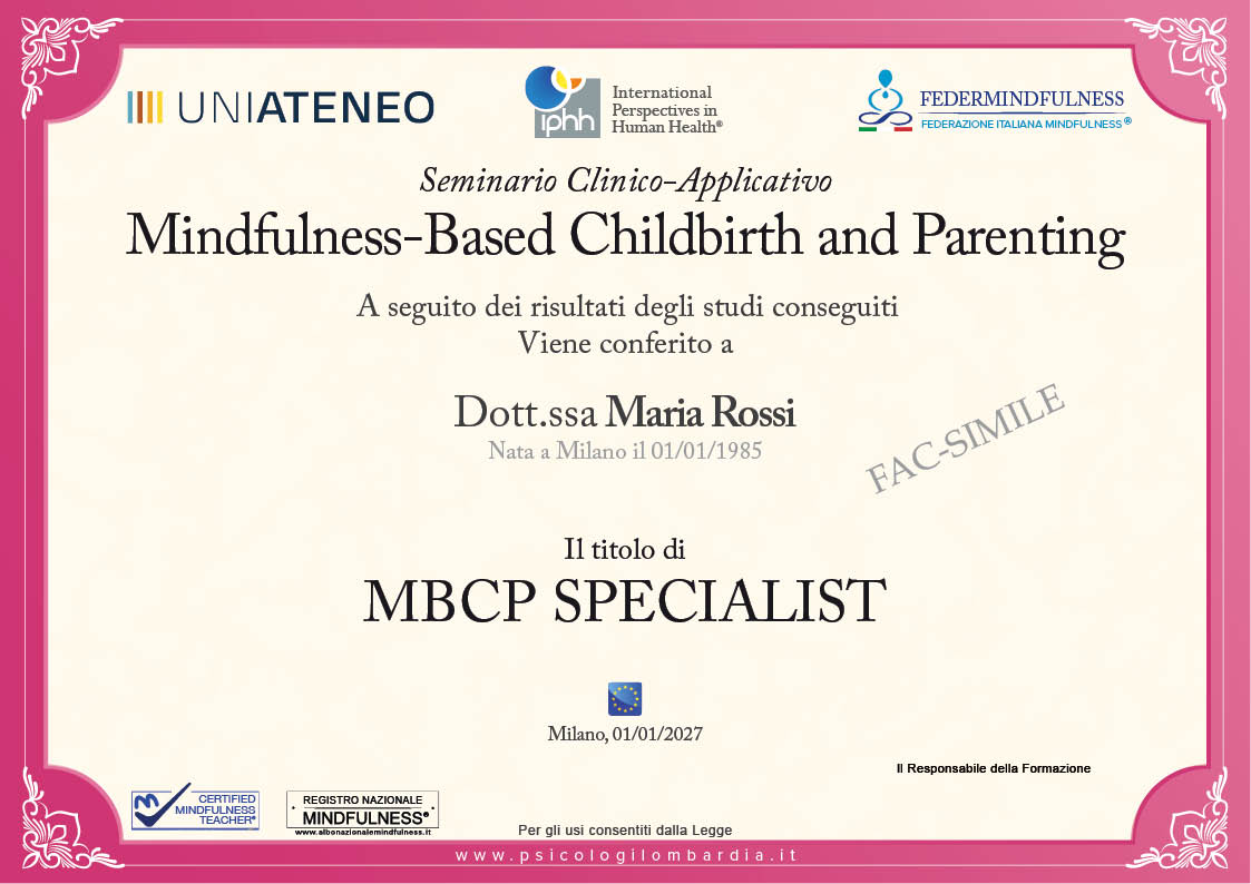 Attestato MBCP